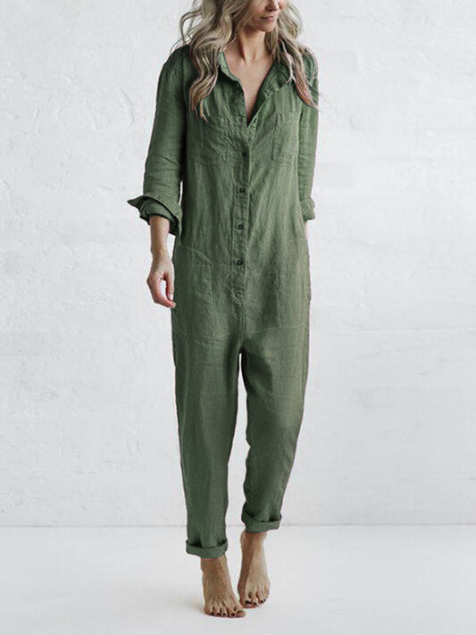 Clotilde | Combinaison Utilitaire Boutonnée