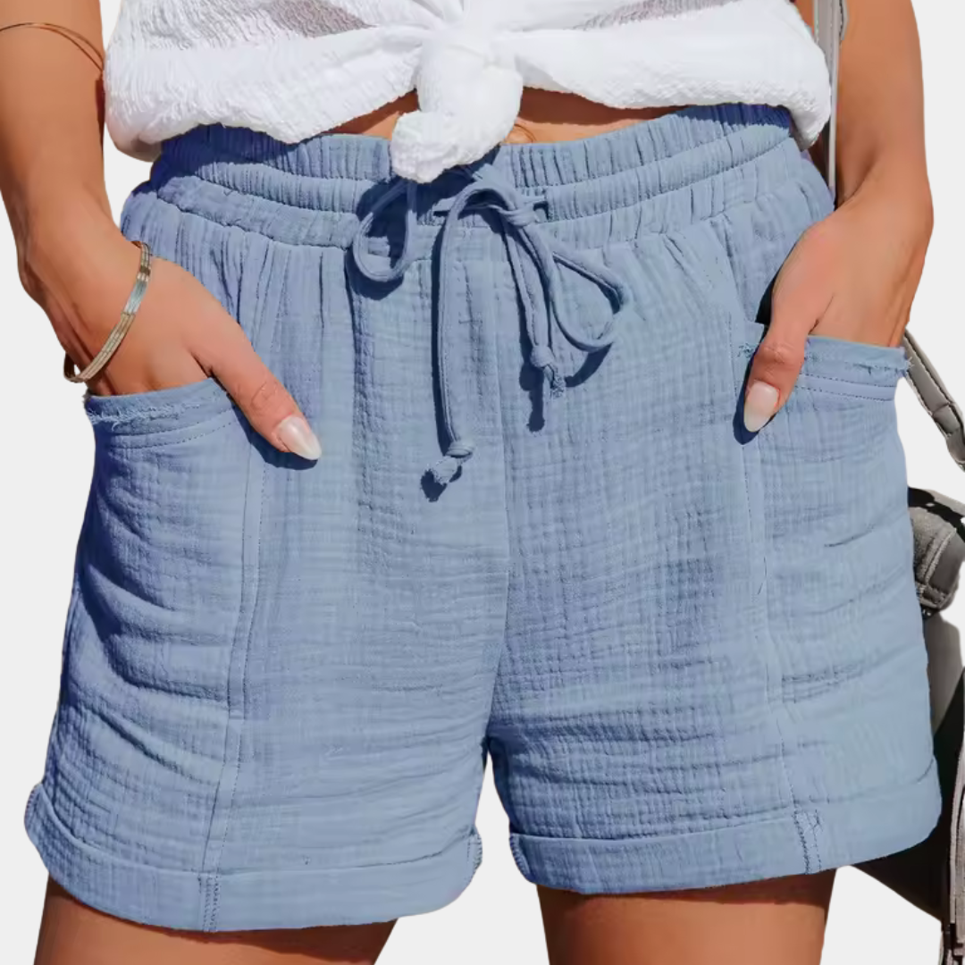 Maya | Short Fluide Taille Haute pour Été