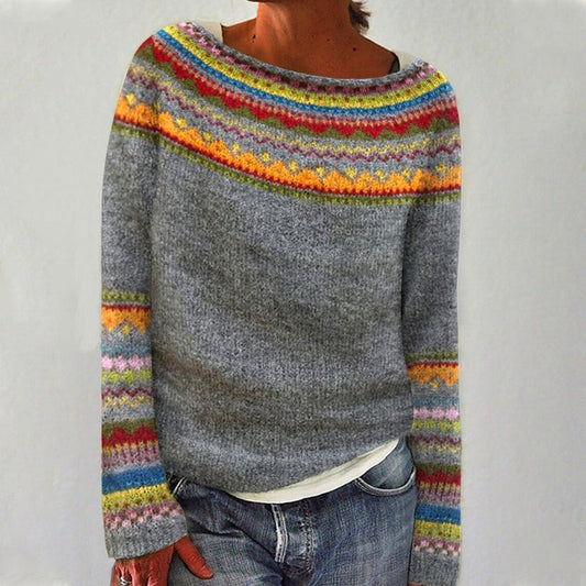 Sylvane | Pull Maille Motif Nordique