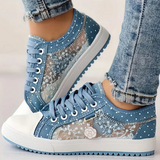 Manon | Baskets Souples Denim