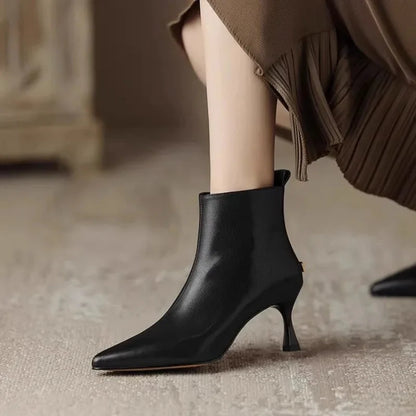 Ombréane | Bottines Bout Pointu Petit Talon