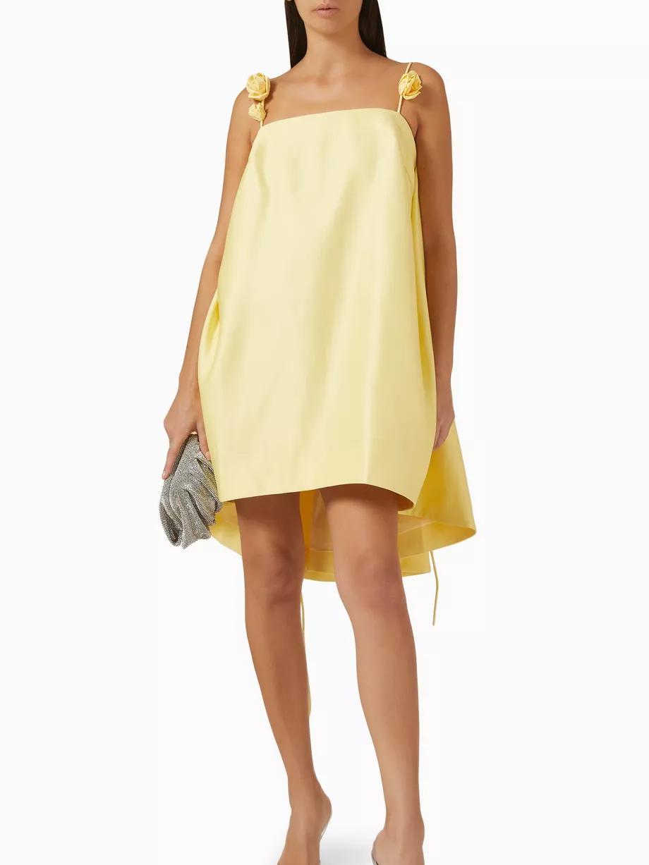 Lillian | Robe Courte Florale Asymétrique