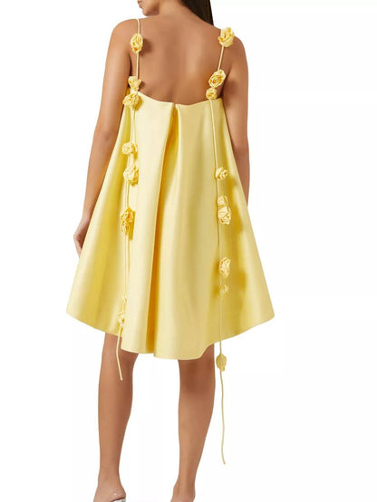Lillian | Robe Courte Florale Asymétrique