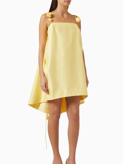 Lillian | Robe Courte Florale Asymétrique