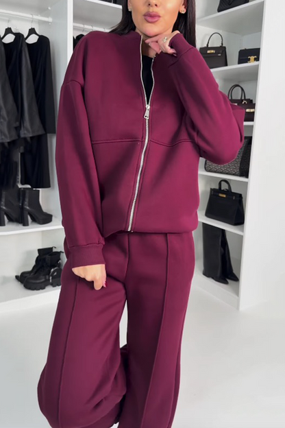 Isabeau | Ensemble Zippé Pantalon Large