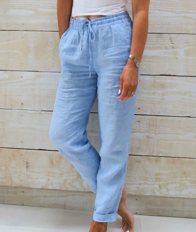 Madison | Pantalon Été Fluide Taille Élastique