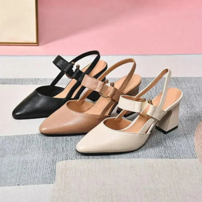 Élodie | Escarpins Slingback à Double Bride