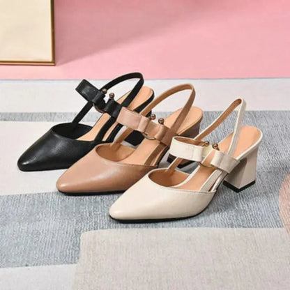 Élodie | Escarpins Slingback à Double Bride