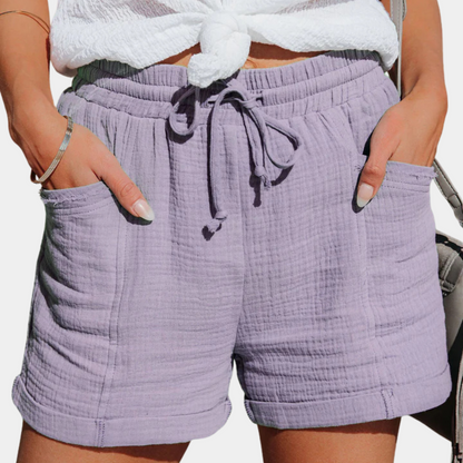 Maya | Short Fluide Taille Haute pour Été