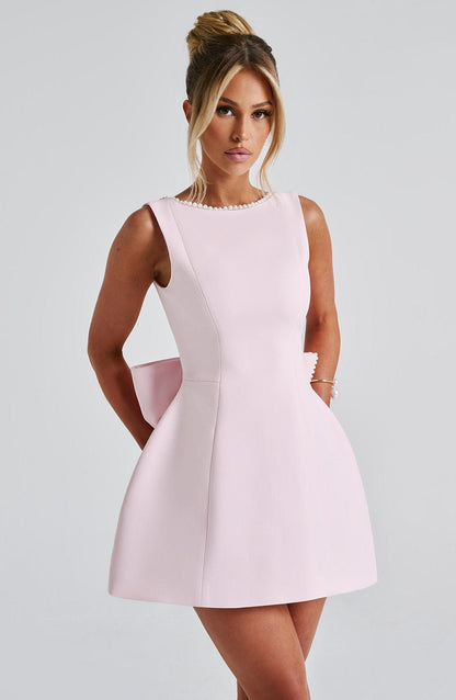 Théodora | Robe Courte Structurée Sans Manches