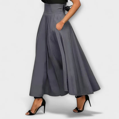 Brigitte | Jupe Maxi Évasée Élégante