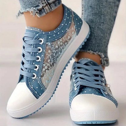 Manon | Baskets Souples Denim