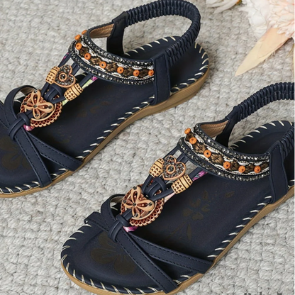 Lucinde | Sandales Bohème Bijoux à Enfiler pour Été