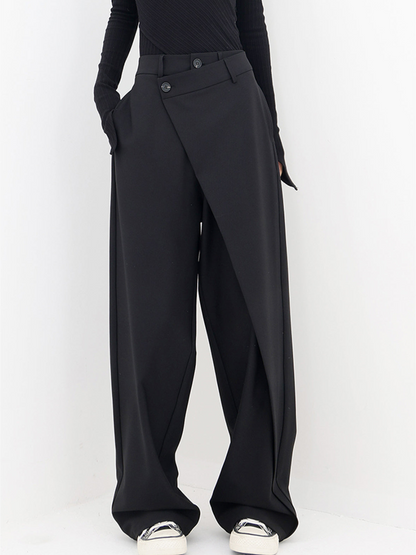 Naïg | Pantalon Large Ceinture Superposée
