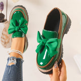 Huguette | Mocassins Vernis à Nœud