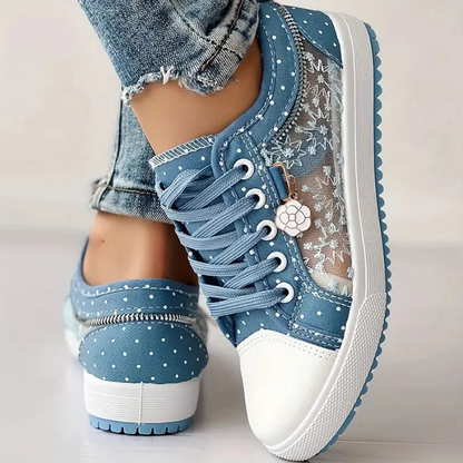 Manon | Baskets Souples Denim
