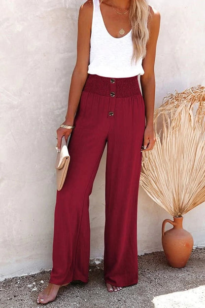 Solange | Pantalon Taille Haute Confortable