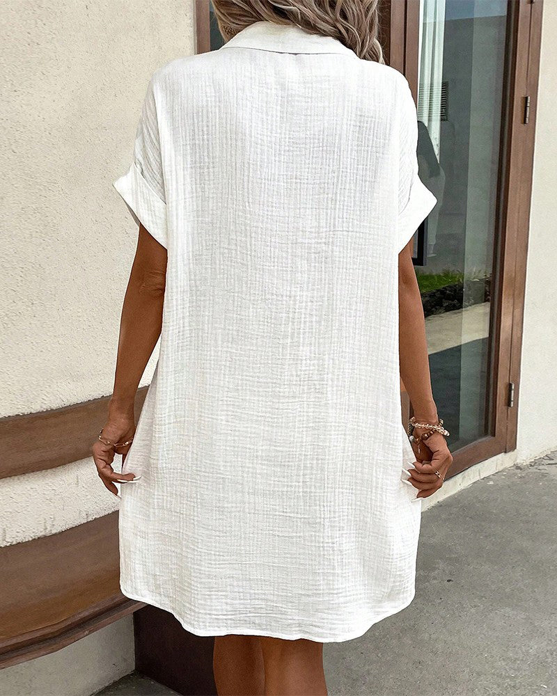 Mariette | Robe Chemise d’Été Décontractée
