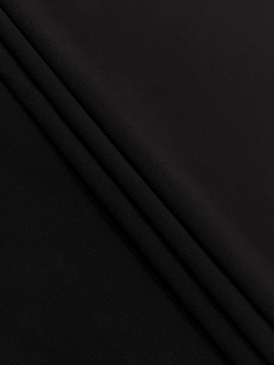 Célimène | Robe Longue de Soirée Noire Col V