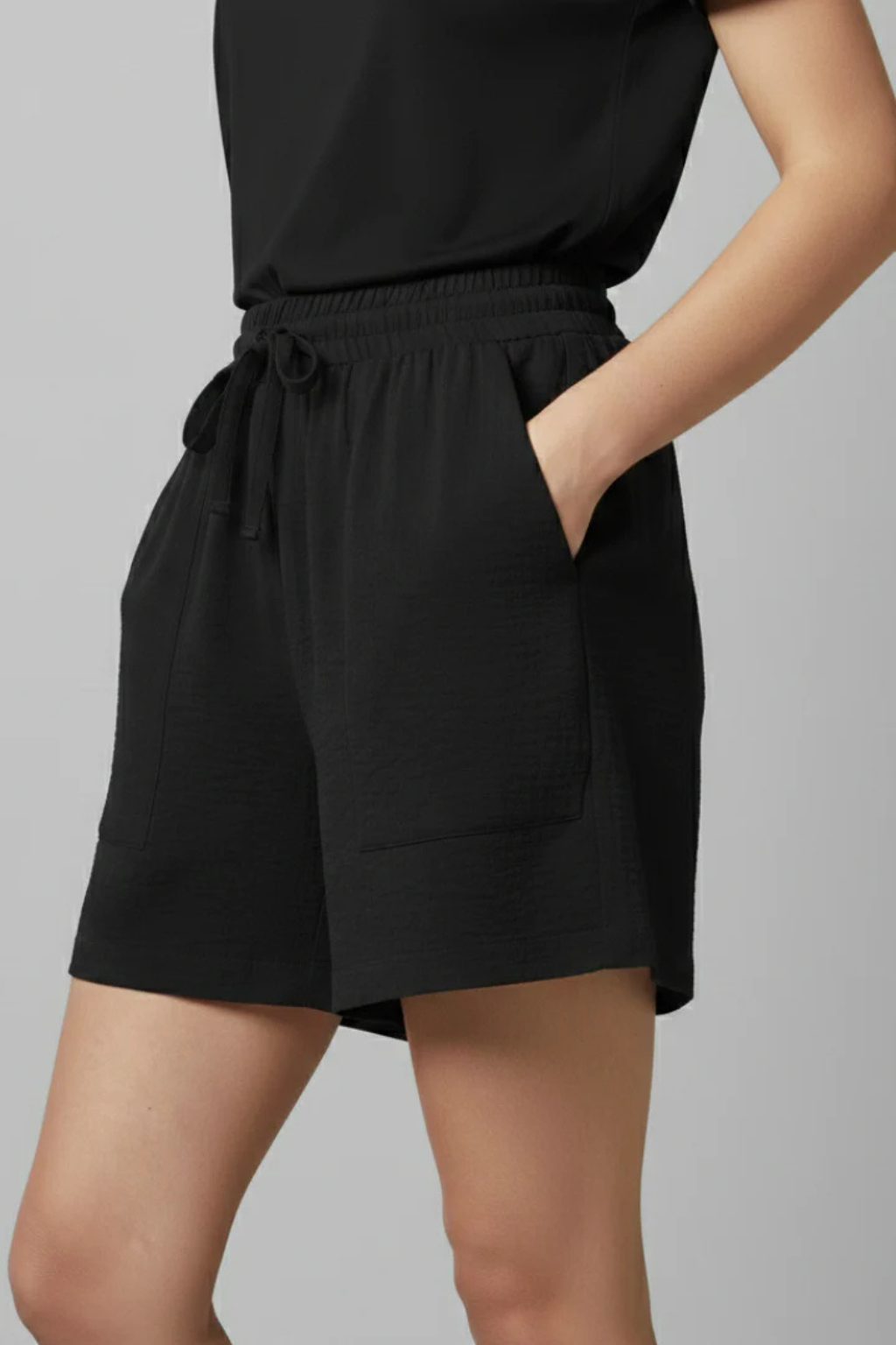 Adèle | Short Fluide Taille Élastique
