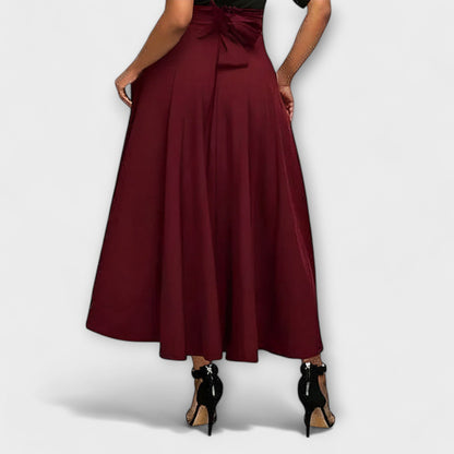 Brigitte | Jupe Maxi Évasée Élégante