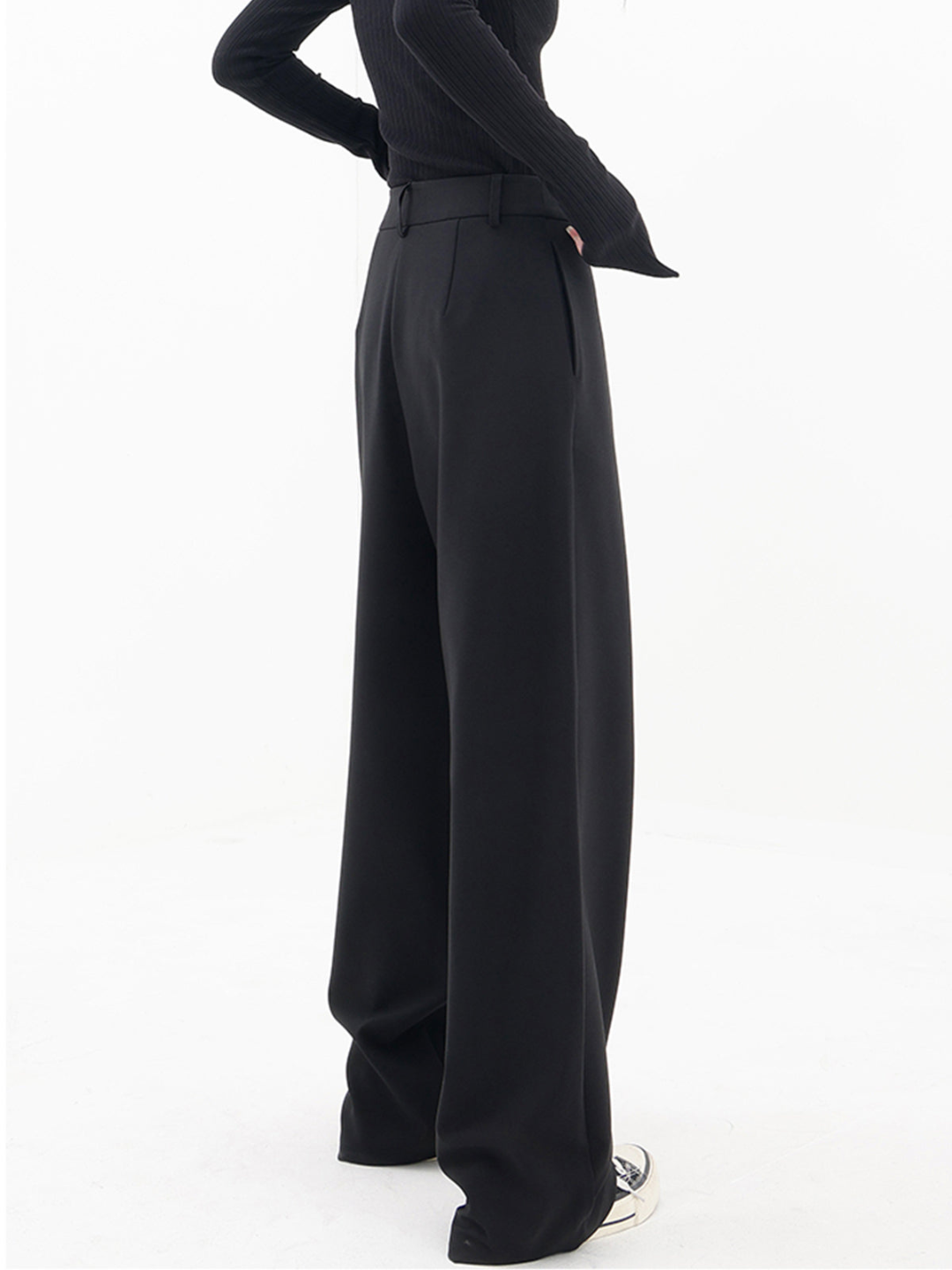 Naïg | Pantalon Large Ceinture Superposée