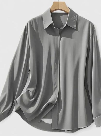Elodie | Chemise Fluide Manches Longues