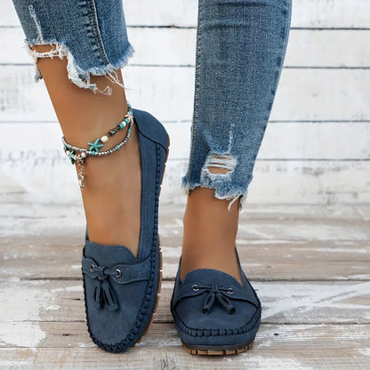 Reagan | Ballerines à Nœud Chic pour Femme