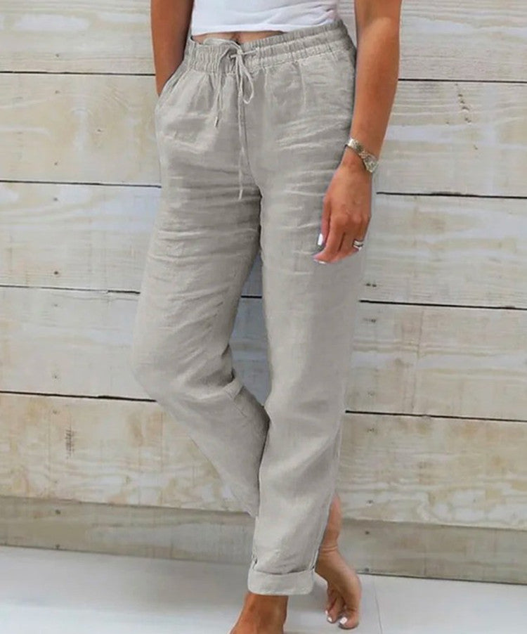 Madison | Pantalon Été Fluide Taille Élastique