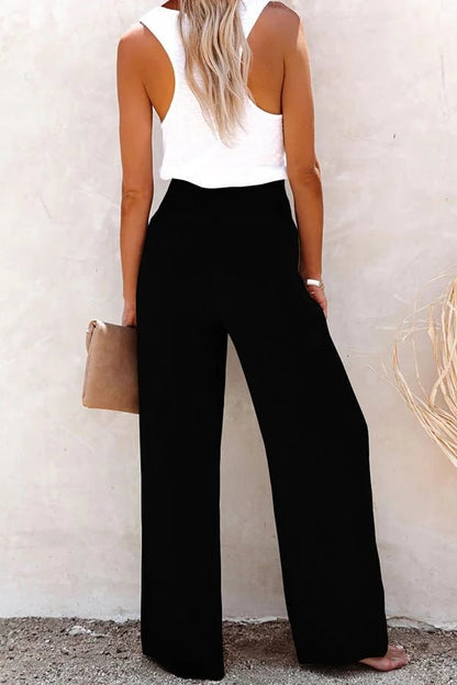 Solange | Pantalon Taille Haute Confortable