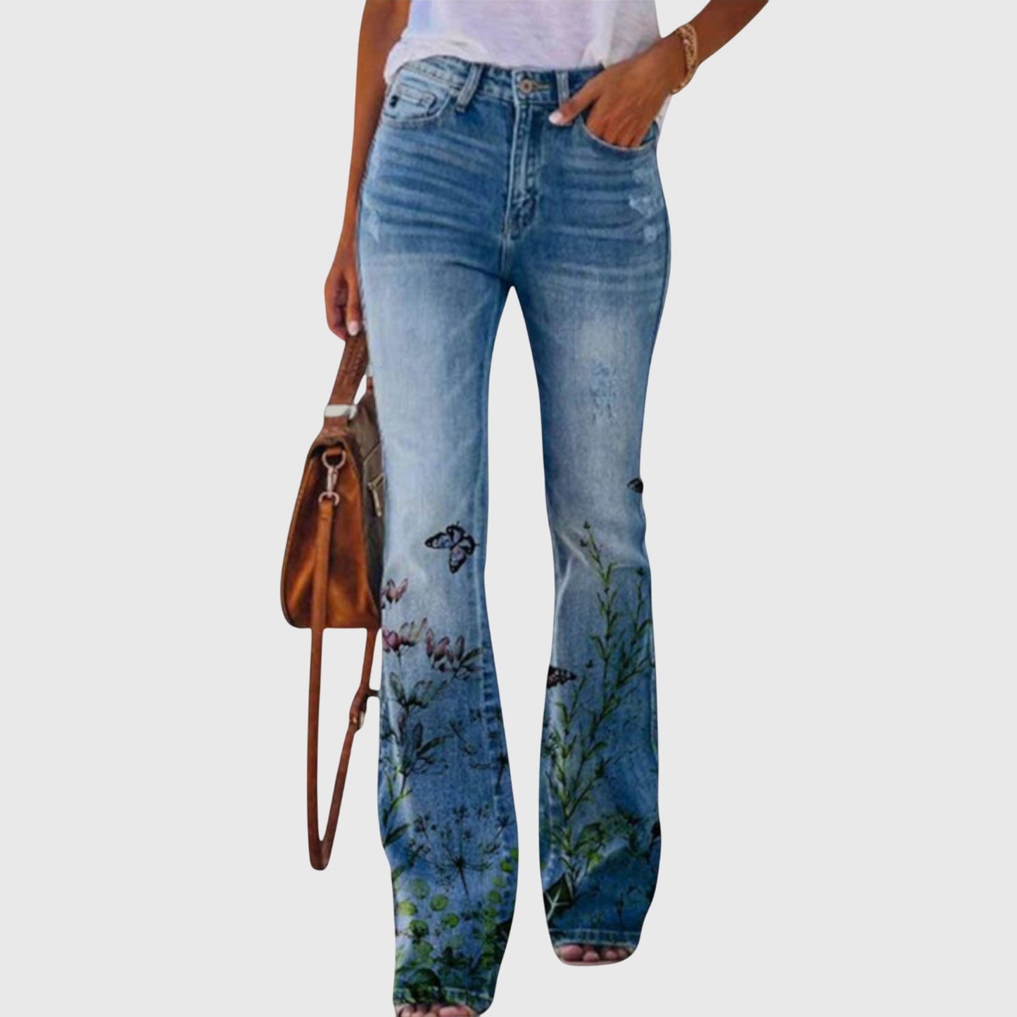 Flora | Pantalon Fleuri Fluide pour Été
