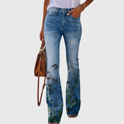 Flora | Pantalon Fleuri Fluide pour Été