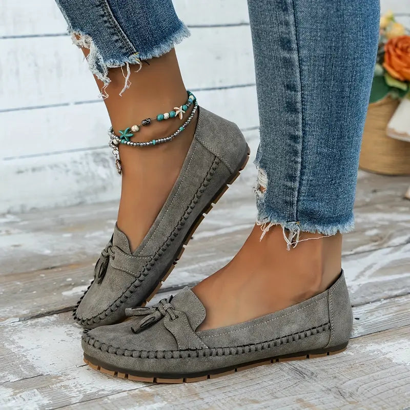 Reagan | Ballerines à Nœud Chic pour Femme