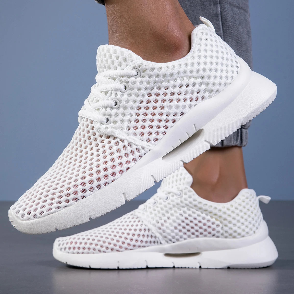 Odalie | Baskets en Maille Respirante