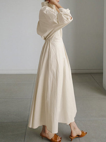 Salomé | Robe Longue Fluide à Coupe Flatteuse