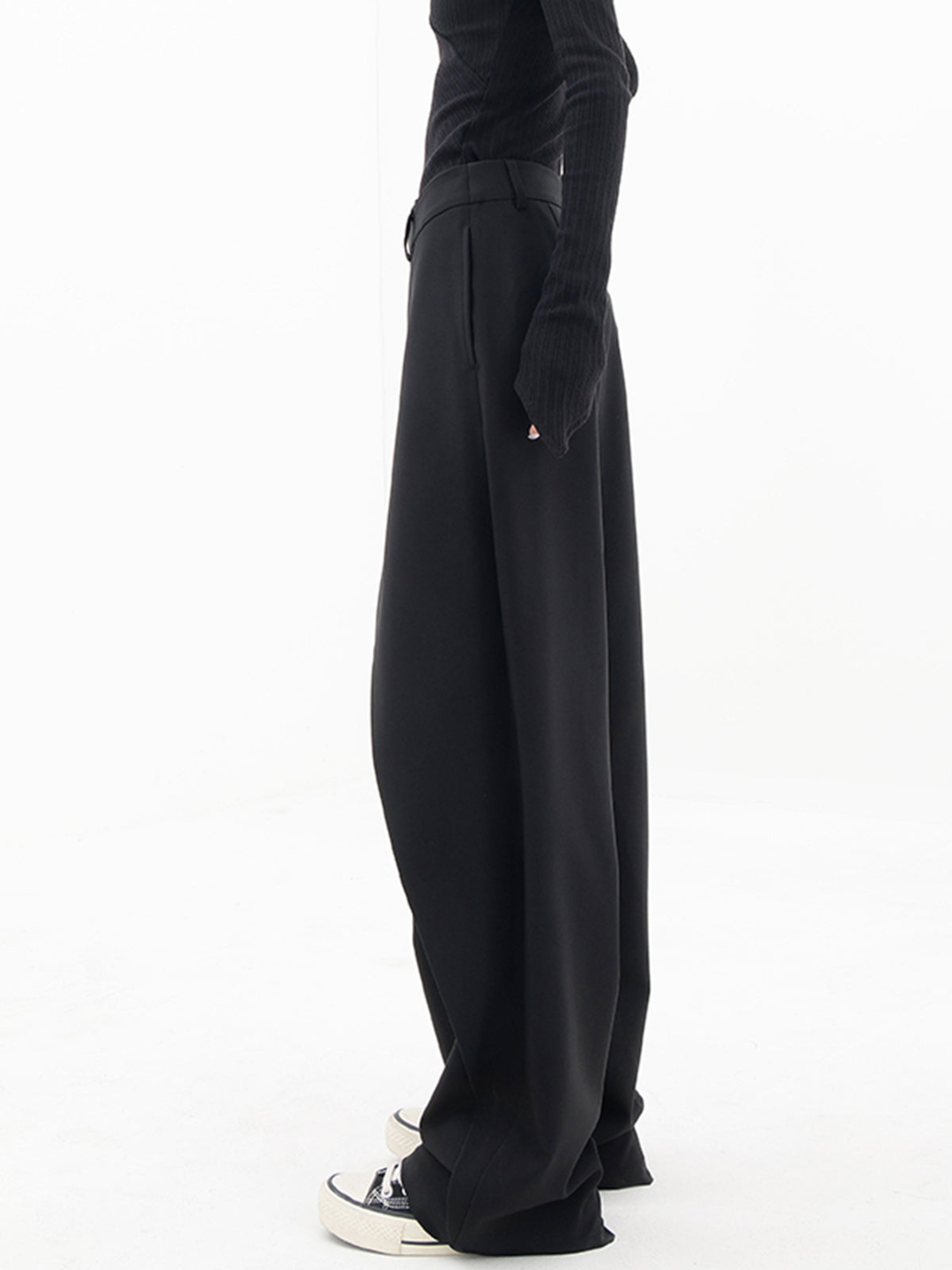 Naïg | Pantalon Large Ceinture Superposée