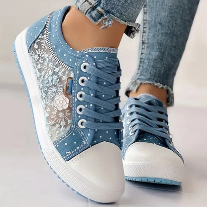 Manon | Baskets Souples Denim