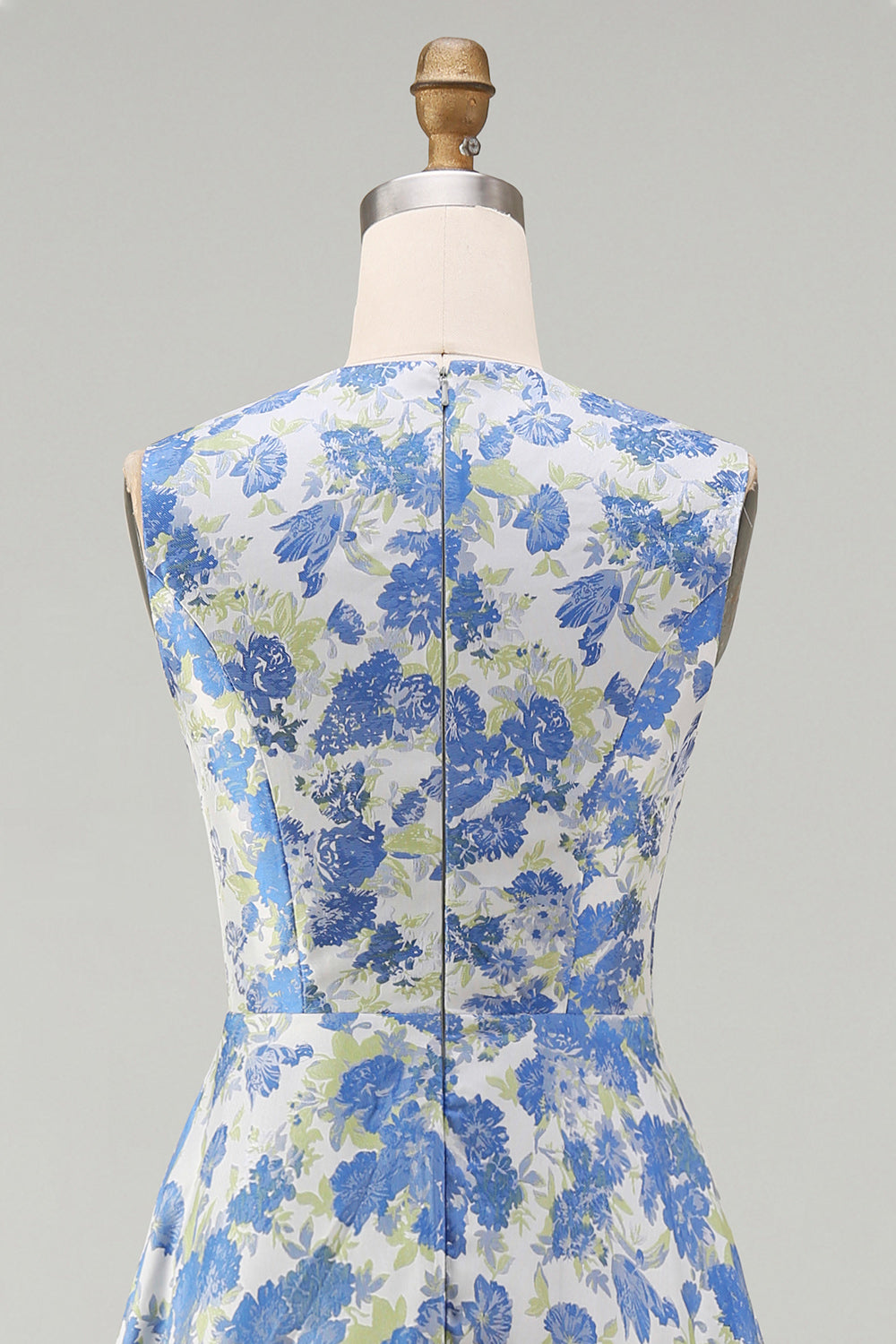Sylvette | Robe Midi Fleurie Col Rond à Poches