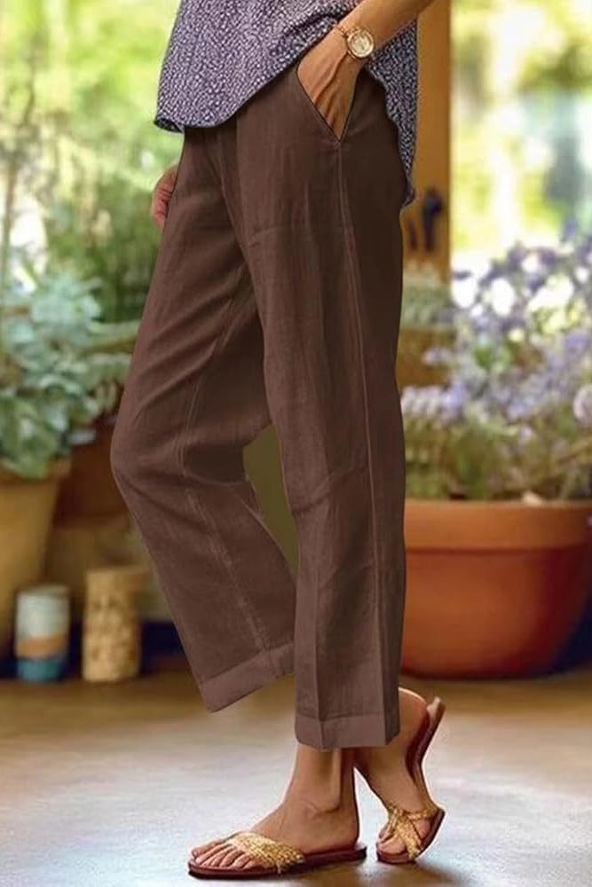 Rita | Pantalon Léger Été Taille Élastique