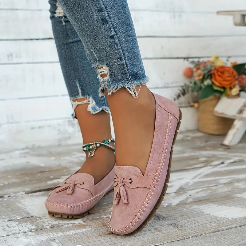 Reagan | Ballerines à Nœud Chic pour Femme