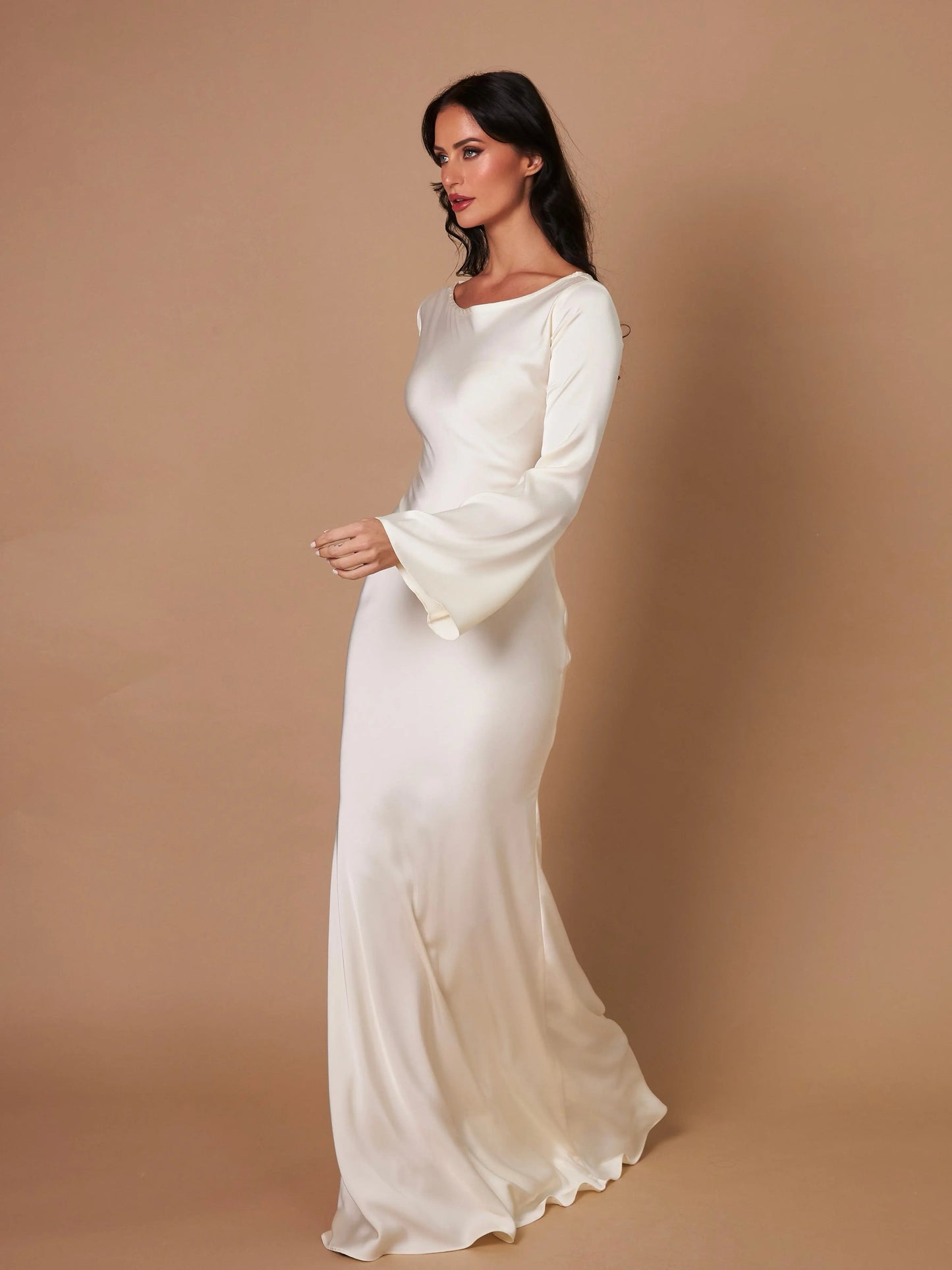 Sévoline | Robe Longue Manches Longues Épurée