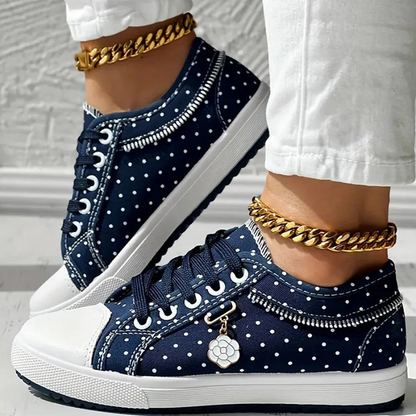 Roberta | Baskets Bleues Confort pour Femme