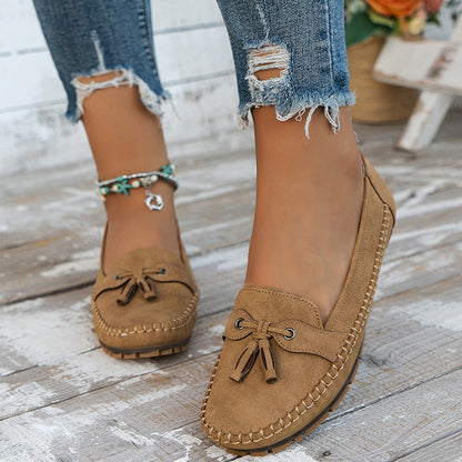 Reagan | Ballerines à Nœud Chic pour Femme