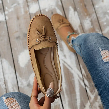 Reagan | Ballerines à Nœud Chic pour Femme