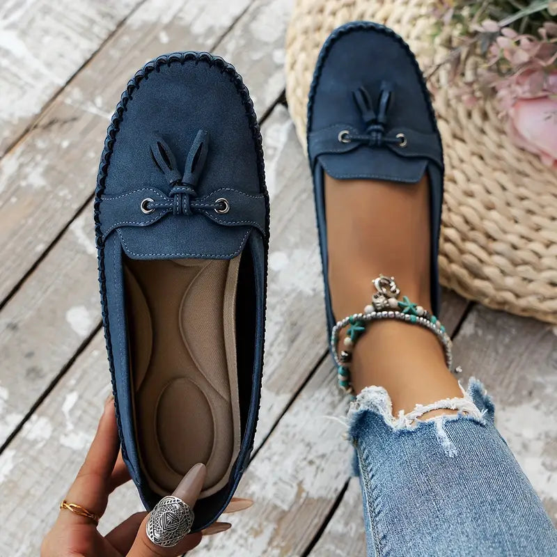 Reagan | Ballerines à Nœud Chic pour Femme