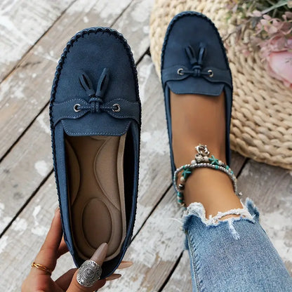Reagan | Ballerines à Nœud Chic pour Femme