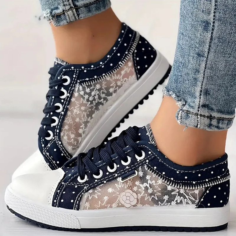 Manon | Baskets Souples Denim