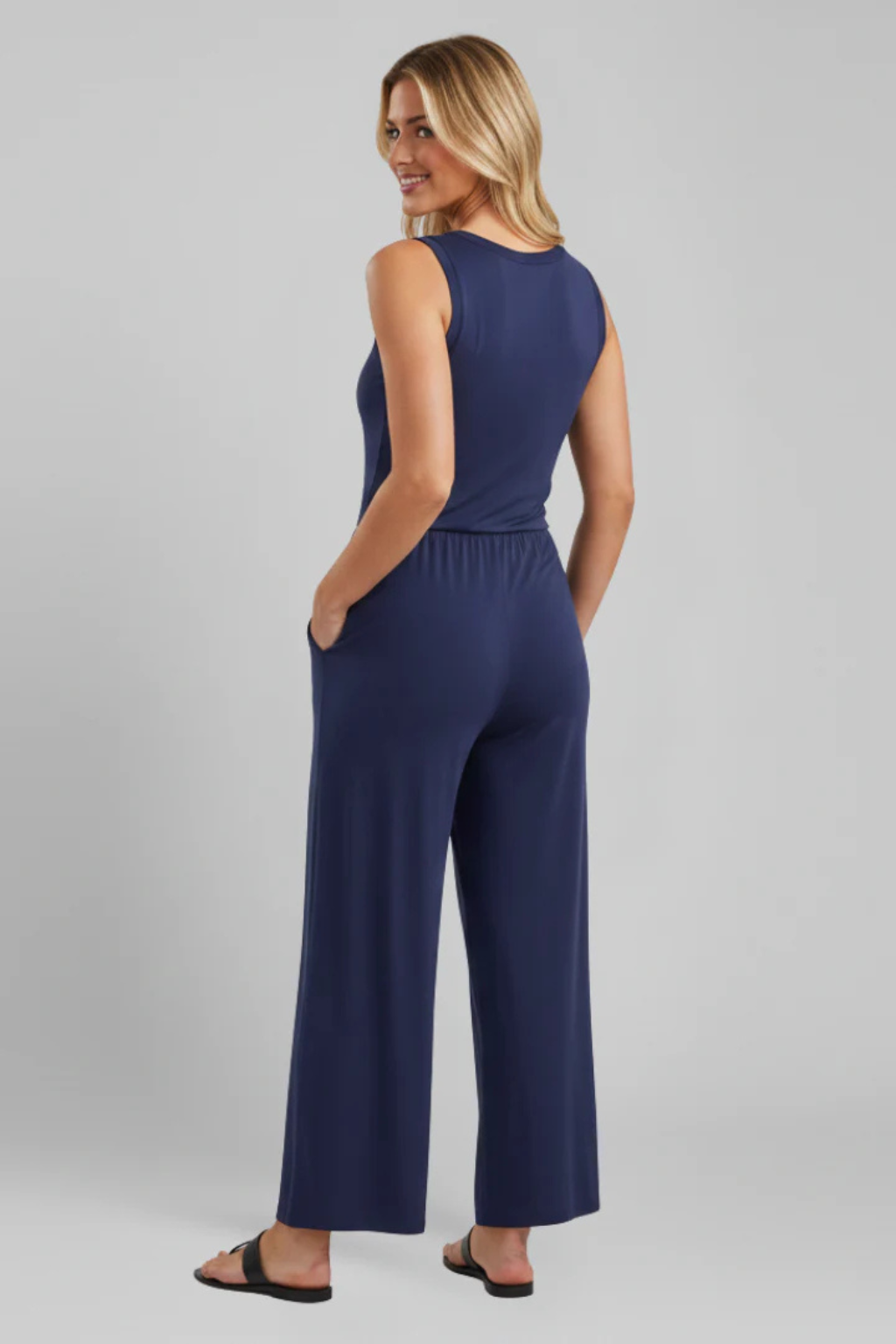 Blythe | Combinaison Sans Manches à Jambes Larges avec Poches