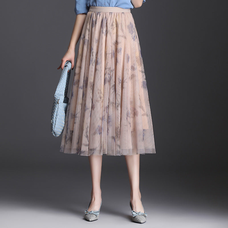 Juliette | Jupe Midi en Tulle à Trois Couches