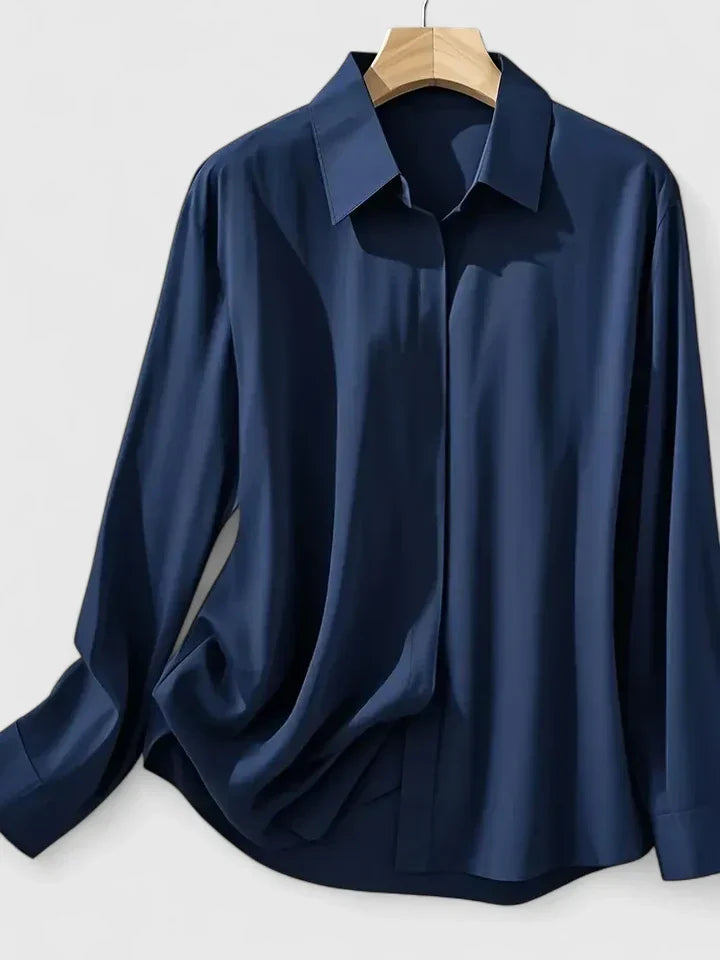 Elodie | Chemise Fluide Manches Longues